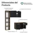 thumbnail image 4 of Mueble de Cocina Compacto Madesa 120cm Marrón/Negro, 4 of 10