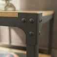 thumbnail image 3 of Manor Park Table basse d’angle en bois rustique à cornières, 3 of 6