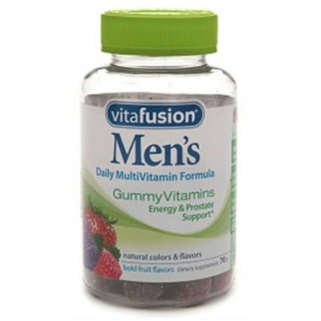 Vitafusion Daily multivitamines Gummy Men Années 70 ch (pack de 3)