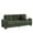 Corduroy_Green, variant on Aukfa 84" Snowfleece Sofa with Cup Holders, Modern 3-Seater Couch for Living Room Office, Gray