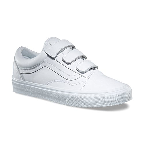 Pornografi Kvadrant hæk VANS Old Skool V Mono Leather True White Men's Skate Shoes Size 7.5 -  Walmart.com