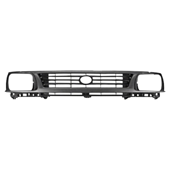 New Aftermarket Black Front Grille 5310035290 One Piece fits 1995-1996 Toyota Tacoma