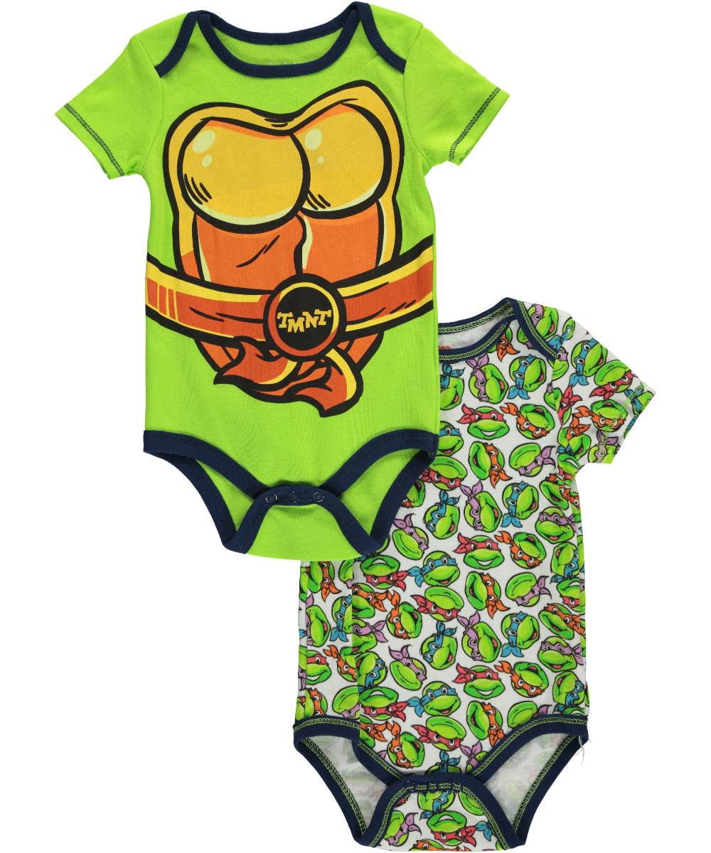 NEW Baby Boys TMNT Bodysuit 6-9 Months Creeper Outfit 1 Piece Ninja Turtles 