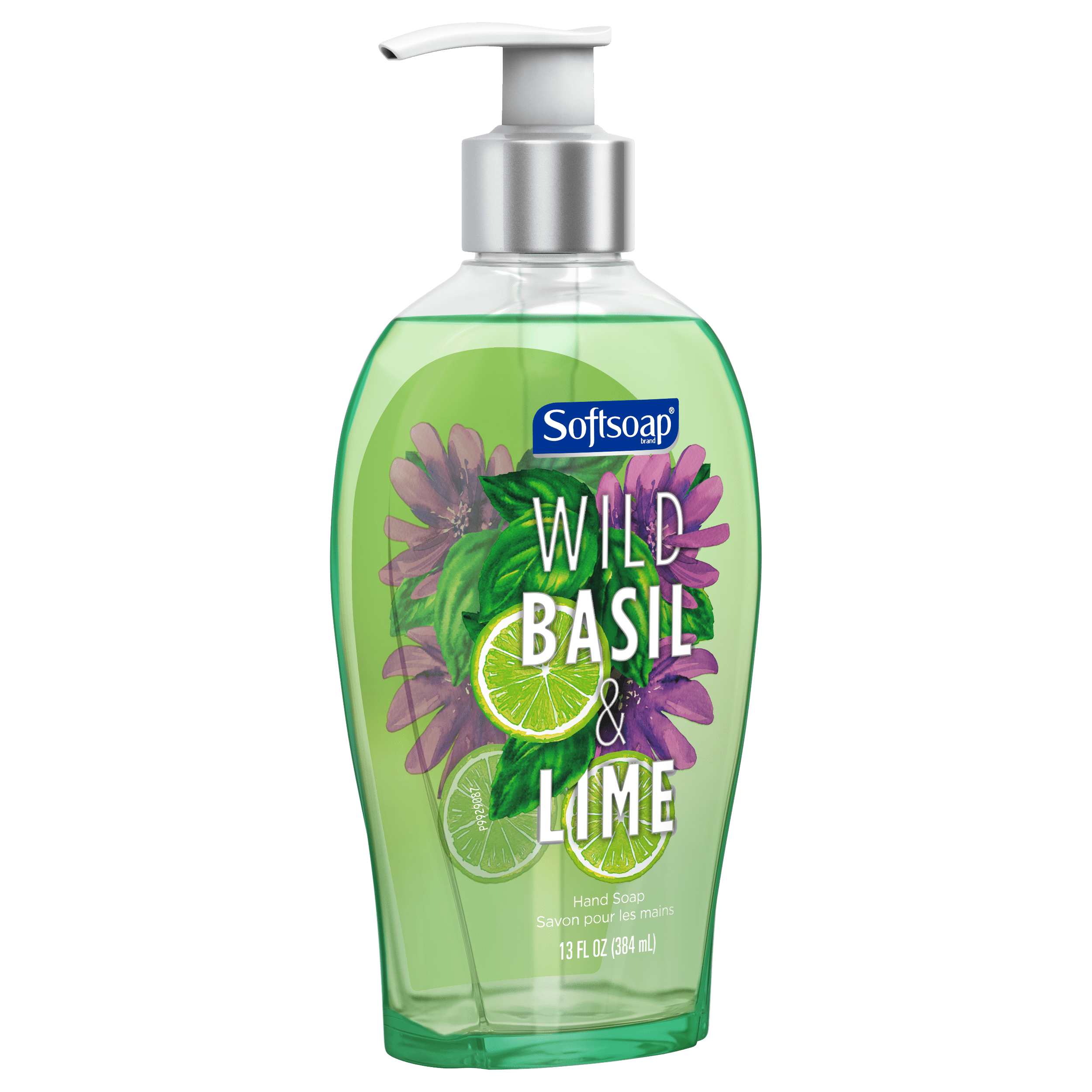 Softsoap Liquid Hand Soap, All Skin Type, Wild Basil & Lime Scent, 13 fl oz