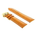 thumbnail image 2 of 22MM LEATHER WATCH STRAP BAND DEPLOYMENT CLASP FOR FRANCK MULLER ORANGE GOLD, 2 of 2