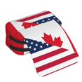 thumbnail image 4 of Disketp USA Canada Flag Estuche de Lápices de Doble Capa con Tapa Abatible y Cremallera, Organizador Escolar para Adolescentes y Adultos, 4 of 7