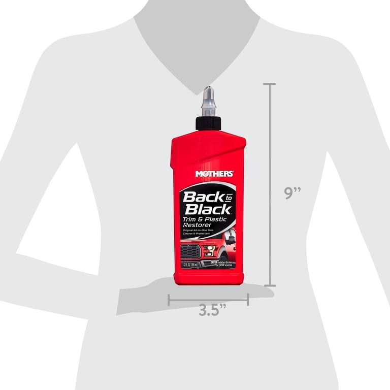 Mothers Back to Black Trim and Plastic Restorer, 12 Oz photo 5