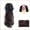 A4, variant on Synthetic Wigs Simulated Ribbon Bowknot Puffy Curly Grab Clip Ponytail Wig Women Headwear Extensions 40CM