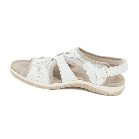 

Women s Support & Soft Adjustable Slides Sandals Round Toe Hook-and-loop Design Summer Beach Supply