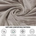 thumbnail image 2 of XmhyTop Velvet Office Chair Cover with Arm Covers Stretch Computer Desk Chair Covers Universal Swivel Chair Covers Gaming Chair Covers,Light Beige(L), 2 of 5