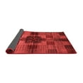 thumbnail image 2 of Ahgly Company Indoor Square Checkered Red Modern Area Rugs, 3' Square, 2 of 4