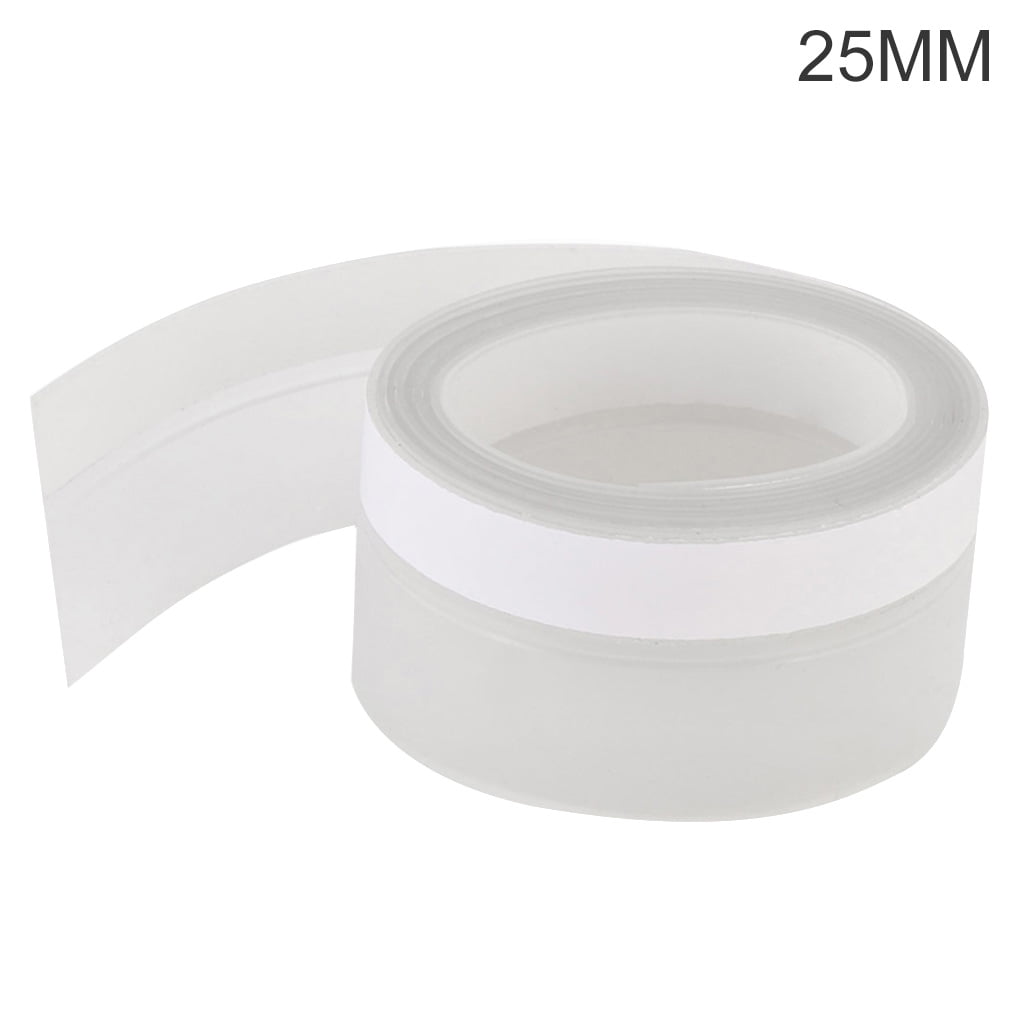 ROBOT-GXG Door Weather Stripping Silicone Sealing Sticker Adhesive Window Silicone Seal Strip Self Adhesive Tape Self-adhesive Seal Sticker for Door Glass Crack Clear 25mm