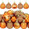thumbnail image 7 of Thanksgiving Tree Decor, Fall Pumpkin Hanging Ornaments - Autumn Halloween Christmas Farmhouse Ball Decorations for Home, Wedding, Party Favors, Patio Garden Celebration Supplies, 7 of 7