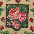 thumbnail image 3 of Red Strawberries Needlepoint Accent Pillow, 3 of 4