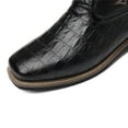 thumbnail image 6 of Leozcaa Men Mid-calf Cowboy Boots Pointy Toe Embroidered Western Cowgirl Boots Chunky Heels Dress Booties, 6 of 9