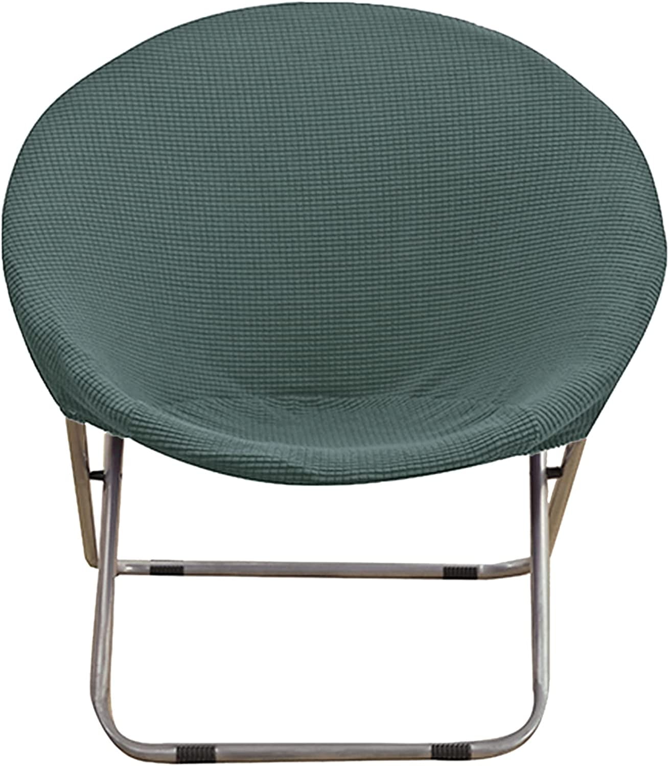 Stretch Saucer Chair Cover Round Folding Saucer Chair Slipcover Moon