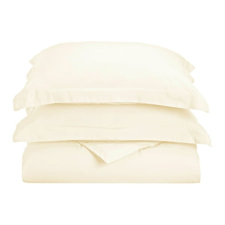 Impressions Westfall Solid Microfiber Duvet Cover Set