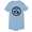 Light Blue, variant on PleaseMeTeesâ„¢ Baby From Born Made In Texas Longhorn TX Logo Label Onsie