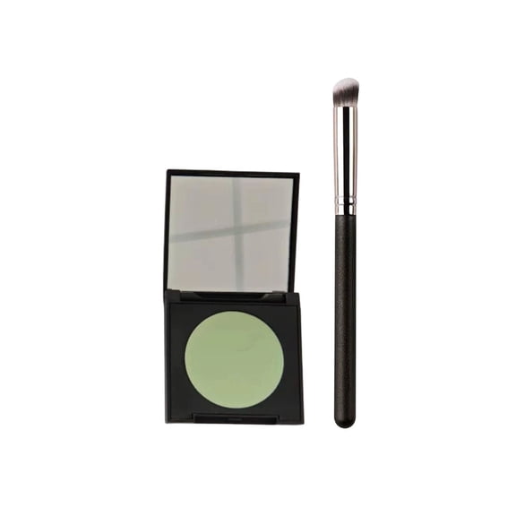 YiFudd Under Eye Brightening Concealer Cream Green, Long-Lasting Color Correcting Eye Base for Even Tone, Smooth Blendable, 5g / 0.18 oz