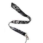 Nightmare Before christmas Lanyard with Jack Skellington - Black and White color; About 19 inches long