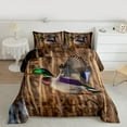 thumbnail image 2 of jejeloiu Rustic Mallard Bedding Comforter Set,Wild Duck Hunting Twin Comforter Sets,Cabin Farmhouse Bedding Set For Boys Kids,Super Cozy Room Decor Reversible,2pcs, 2 of 8