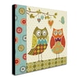 thumbnail image 3 of Trademark Fine Art "Owl Wonderful I" Canvas Art by Lisa Audit, 3 of 4
