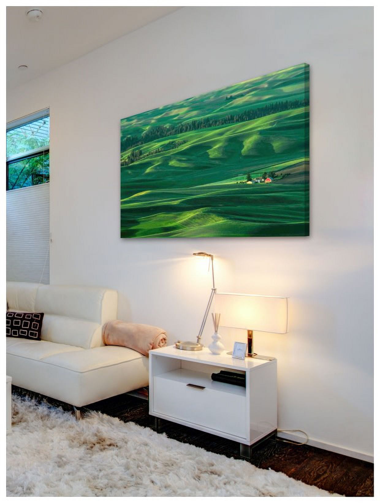 Marmont Hill "Red Barn in the Morning Light" Painting Print on Canvas
