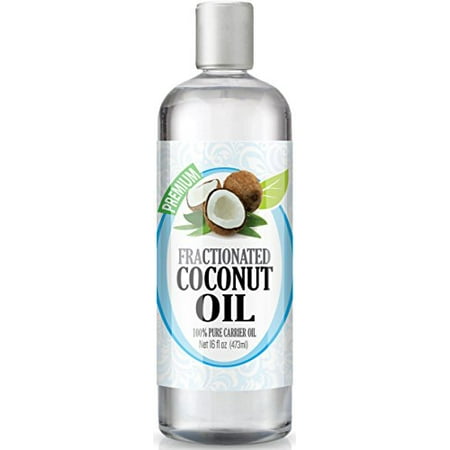 Healing Solutions Fractionated Coconut Oil for Aromatherapy, Essential Oil and Massage, (Best Coconut Oil For Massage)