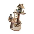 thumbnail image 4 of Kits de manualidades de madera para niños, manualidades educativas, decorativas, bricolaje, mini casa del árbol Estilo D, 4 of 9