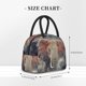 thumbnail image 2 of Fotbe Elephant in Smoke Bolsa de Almuerzo con Estampado, Lonchera Aislada, Contenedor de Comida Reutilizable Tipo Cooler a Prueba de Fugas, 2 of 6