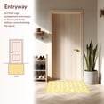thumbnail image 3 of ODIKA 8'x10' Machine Washable Non-Slip Area Rug, with Warm Interlocking Lattice and Curved Lines High Traffic Rug, Gold, 166373, 3 of 7
