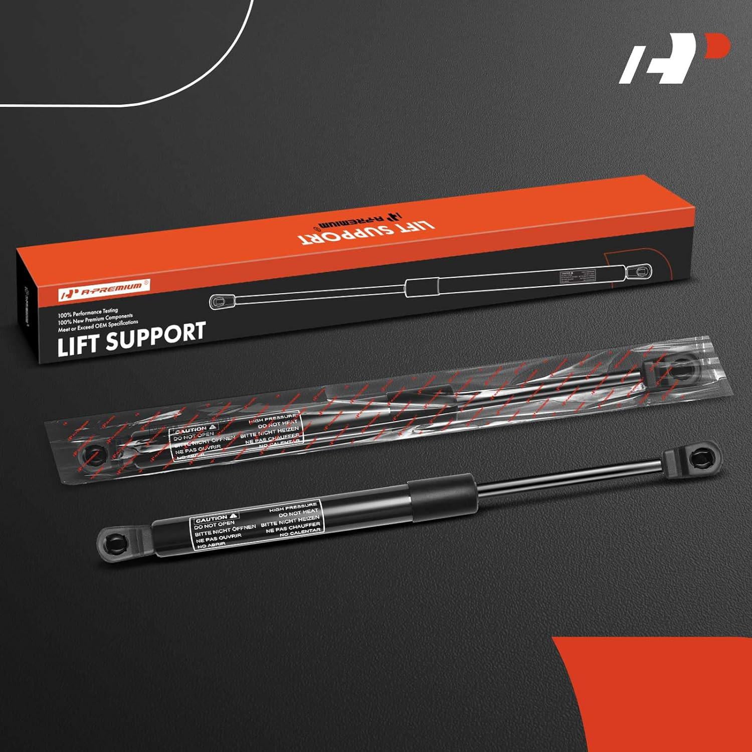 A-Premium Bonnet Hood Lift Supports Shock Struts Gas Spring Damper Replacement for Hummer H3 2007-2010 Sport Utility 2-PC Set