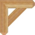thumbnail image 3 of Ekena Millwork 4"W x 18"D x 18"H Traditional Craftsman Rough Sawn Bracket, Western Red Cedar, 3 of 13