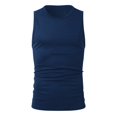thumbnail image 1 of Camiseta sin mangas deportiva para hombre: camiseta interior elástica y transpirable para entrenar, poliéster, M-XL, 1 of 5