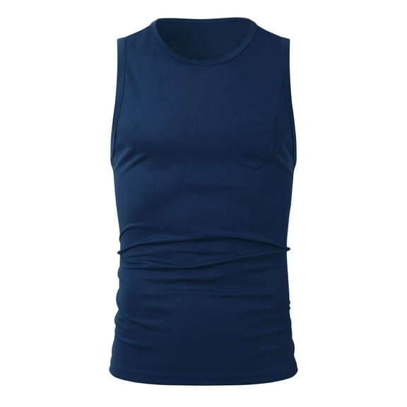 Men's Sports Fitness Vest Casual Training Breathable Sleeveless Undershirt for Active Elastic Design Comfortable Wear Mens T-Shirts Graphic Red Neck Pack Of 10