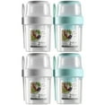 thumbnail image 4 of Retrok 2 Pack Overnight Oats Container 2-Tier Breakfast On the Go Cups with Lid and Spoon Portable Yogurt Oatmeal Container Jar Leakproof Cereal and Milk To Go Container for Students, 4 of 10