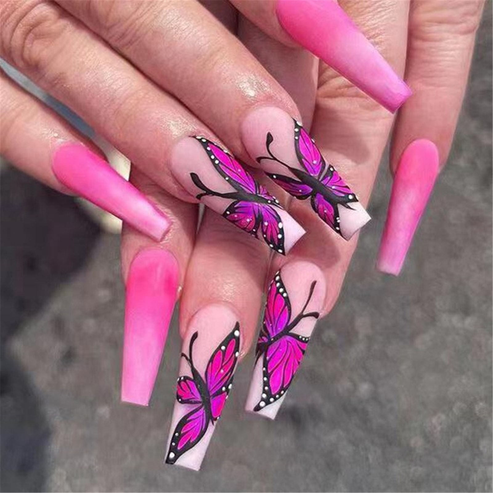 Clear False Nails Extra Long Nail Hand Rest on Nail Coffin Full Coverage Nail Tips Clear Short Ballerina Nails on Acrylic Nails Coffin Clear Clear Nail Tips Clear Nails Large Nails
