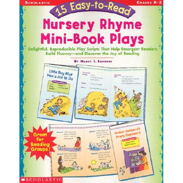 15 EasyToRead Nursery Rhyme MiniBook Plays
