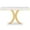 White&Gold, variant on Topcobe 40" Console Table, Narrow Entryway Foyer Table with Geometric Base, Modern Furniture for Indoor, White