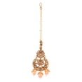 thumbnail image 6 of Efulgenz Indian Jewelry Choker Necklace Maang Tikka Earrings Bollywood Wedding Crystal Kundan Necklace Earrings Head Chain Set, 6 of 6