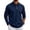 Navy-A#80716G, variant on Hearthz Golf Polo Shirts for Men Soft Breathable Moisture Wicking Long Sleeve Shirts for Men Comfort Colors Collared Mens Golf Polo Light Gray XXXL