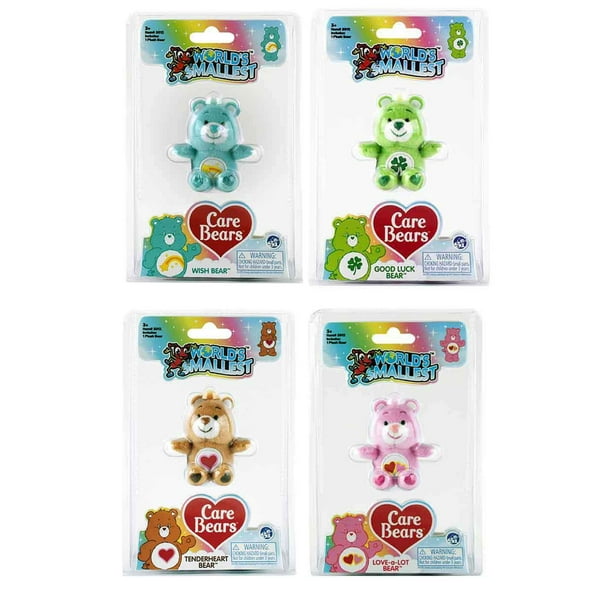 World's Smallest Care Bears Series 2 - (Complete Set Bundle of 4) - Walmart.com - Walmart.com