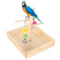 thumbnail image 4 of Wood Durable  Training Frame, Solid Wood Solid Wood  Stand, Bird Shelf For  Stand Training Frame Birds Cage, 4 of 8