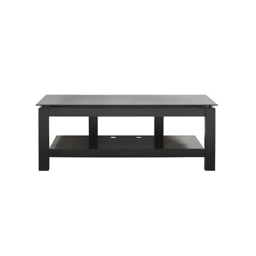 50 Inch Flat Screen Low Profile TV Stand - Black Glass and ...