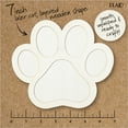 thumbnail image 4 of (4 pack) Plaid Surfaces Layered Wood Shape, Paw, 7", 4 of 8