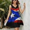 thumbnail image 3 of PUERTO RICAN FLAG by Solomaskx Sleeveless Dress Women Summer Evening Dresses Ladies Sundress, 3 of 7