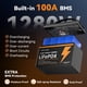 thumbnail image 2 of Batería GRNOE LFP100-12 12V 100Ah LiFePO4 1280Wh, 2 of 9