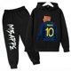 thumbnail image 2 of 2024 Ropa para niños CALIENTE Conjunto de sudadera con capucha para niños más pantalones de sudadera Conjunto de 2 piezas para niños y niñas Mbappe Avatar Estampado Bebé Niña, 2 of 5
