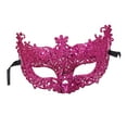 thumbnail image 2 of Runquan Glitter Masquerade Costumes Accessory Night Prop Fancy Dress Half Cover Eye for Rose Red, 2 of 7