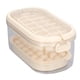 thumbnail image 5 of Bandejas para cubitos de hielo redondas y cuadradas Nikou 2 piezas con tapa y recipiente para el congelador, 5 of 15